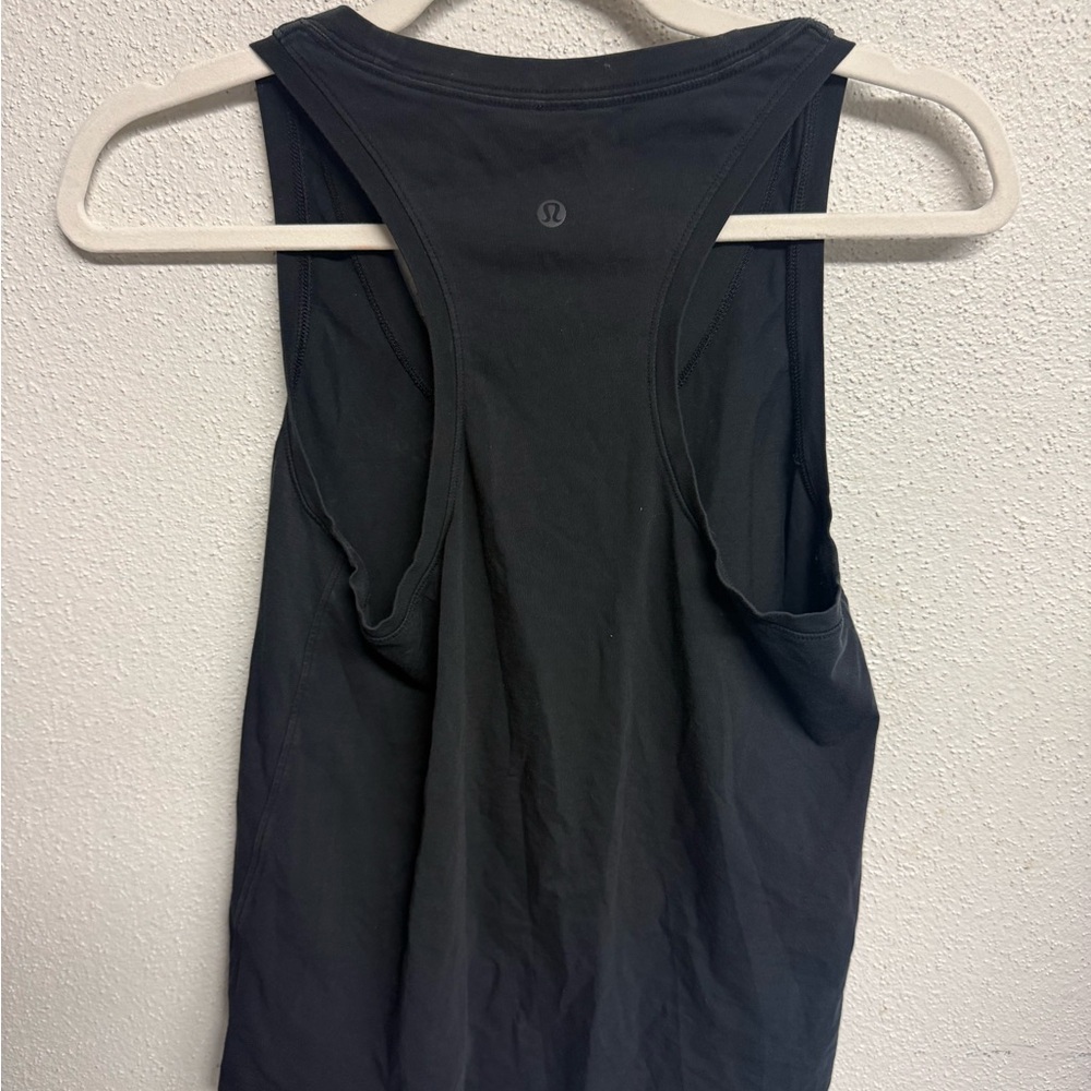 lululemon athletica Charcoal Racerback Tank Top